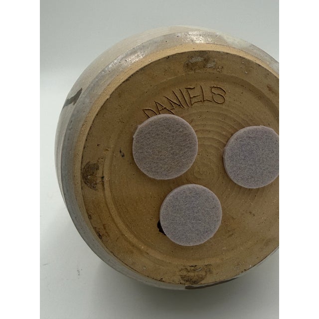 1980's Vintage Studio Pottery Vase. Signed For Sale In Miami - Image 6 of 6