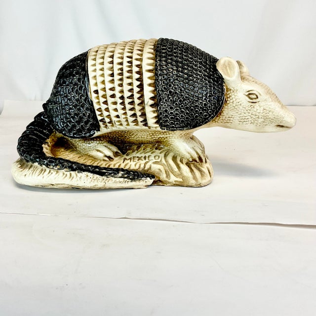 This Plaster sculpture of an Armadillo from Mexico is both charming and oh so chic. It’s from Lone Star and features a...