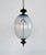 Italian Pendant Light in Brass and Opaline Textural Murano Glass, 1970 For Sale - Image 13 of 18