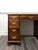 This is a Vintage Solid Cherry Pedestal Desk or also known as a Kneehole Desk or an Executive Desk. Made by the Maddox...