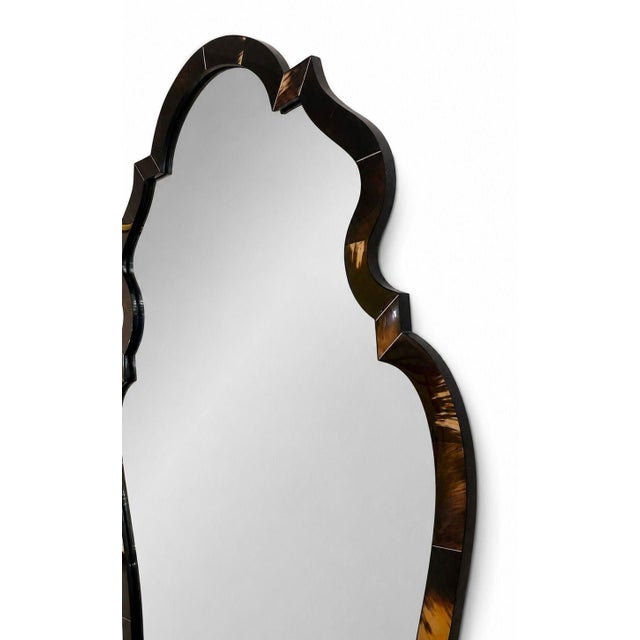 Karl Springer Karl Springer Chippendale-Style Horn Wall Mirror. u.s.a. Late 20th Century. For Sale - Image 4 of 11