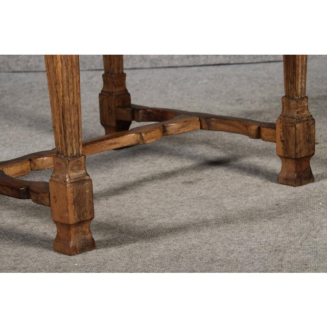 Brown Small Louis XVI Style Writing Desk or Side Table in Walnut, 1780s For Sale - Image 8 of 18