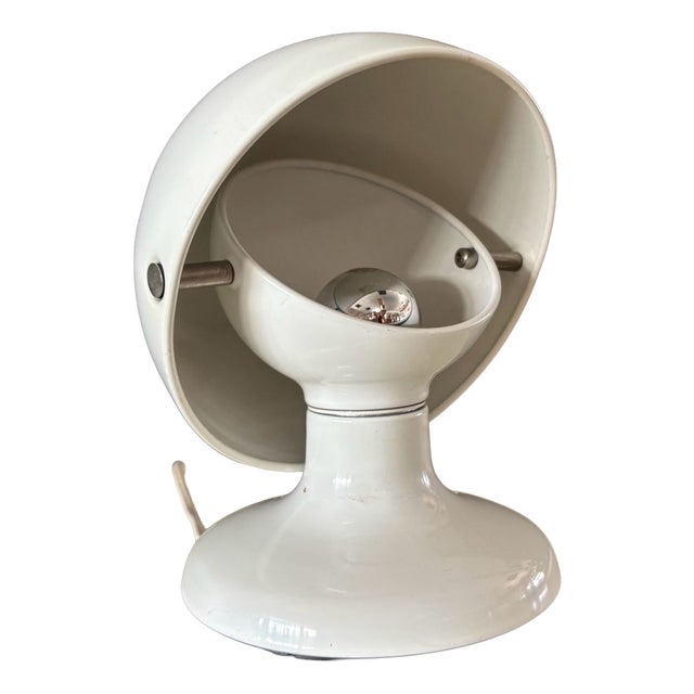 White Jucker Table Lamp by Tobia Scarpa for Flos, 1960s For Sale