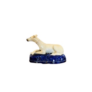 Victorian Staffordshire Greyhound, 1860s For Sale