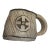 Vintage Handmade Native Style Ceramic Mug For Sale