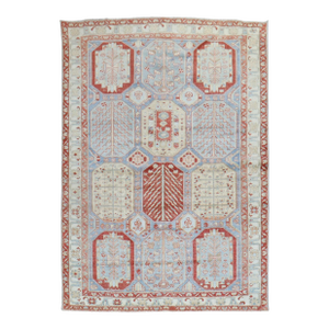 Sky Blue Persian Bakhtiari Rug
