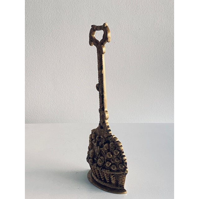 Harvest Basket Doorstop in Brass For Sale - Image 6 of 12