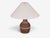 Mid-Century Modern 1960s Einar Johansen, Large Table Lamp, Brown Stoneware For Sale - Image 3 of 11