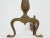 Pair of Vintage Federal Brass Andirons For Sale - Image 4 of 12