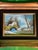 Realism Small Winter Landscape Oil Painting, Stone Bridge and Birch, Signed, Framed For Sale - Image 3 of 5