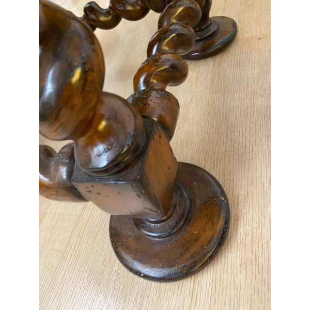 Traditional Barley Twist End Table For Sale - Image 3 of 5