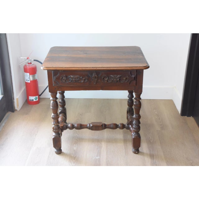 Italian Carved Accent Italian Table From 19th C For Sale - Image 3 of 7