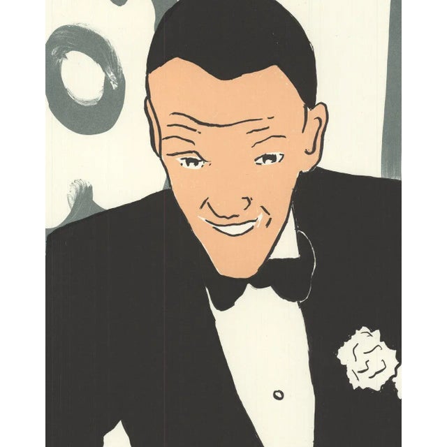 Contemporary 1989 Jane Kaplowitz 'American Dance Festival 1989' Contemporary Turquoise,Black,White Serigraph For Sale - Image 3 of 4