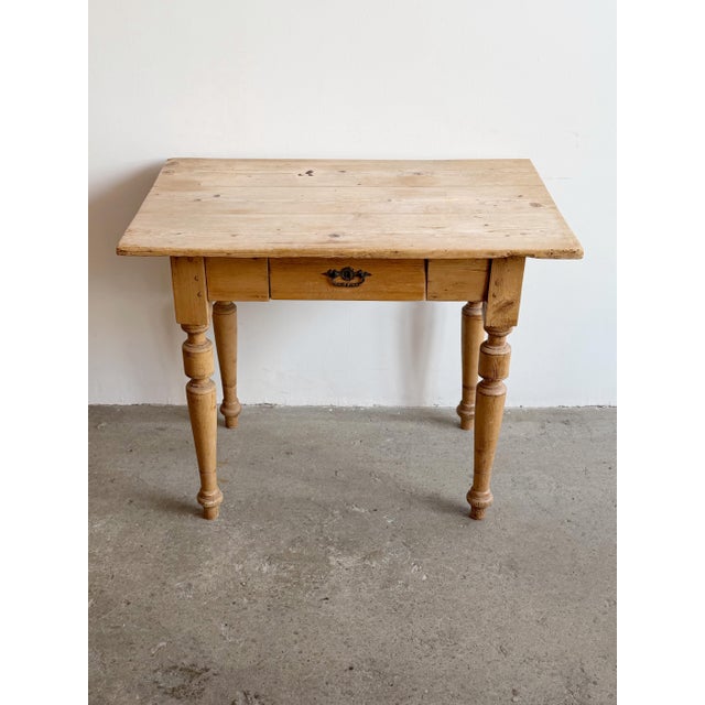 Antique Rustic Pine Table For Sale - Image 10 of 12