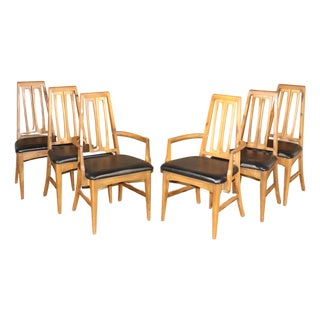 Mid 20th Century Mid-Century Dining Chairs - 6 Pieces For Sale