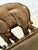 Stately Antique 1920’s Finely-Cast With Bronze Finish, ‘Mirrored’ Pair Elephant, Pachyderm Bookends For Sale - Image 4 of 12