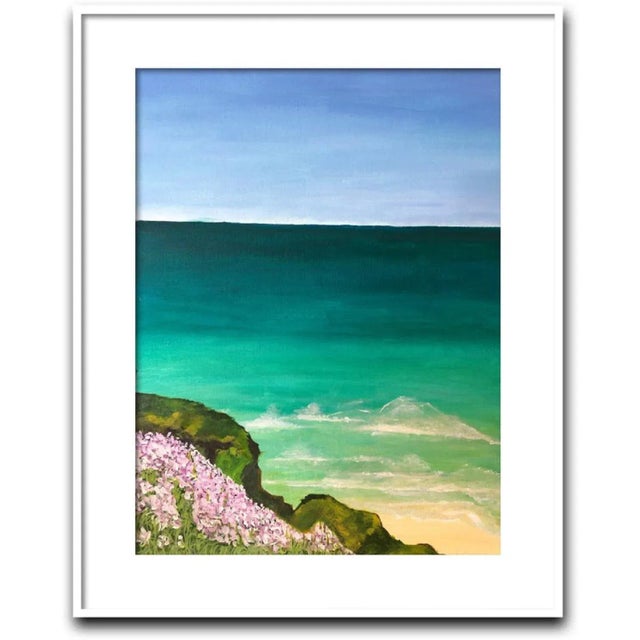 Artwork details: This listing is for a framed 20 x 24 inch acrylic on canvas board painting, with a certificate of...