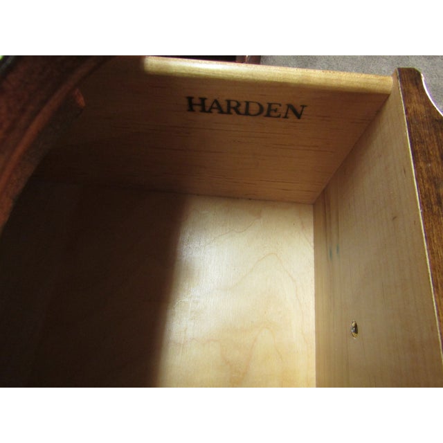 Brown Harden Solid Cherry Pair of French Styled Nightstands For Sale - Image 8 of 10