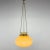 Metal Glass & Brass Pendant Light, 1950s For Sale - Image 7 of 10