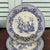 1990s Vintage I. Godinger & Co. Blue 8” Luncheon Plates-Set of 4 For Sale - Image 5 of 8