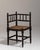 20th Century France Weathered Dark Oak Rush-Seated Spindle-Back Chair For Sale - Image 4 of 11