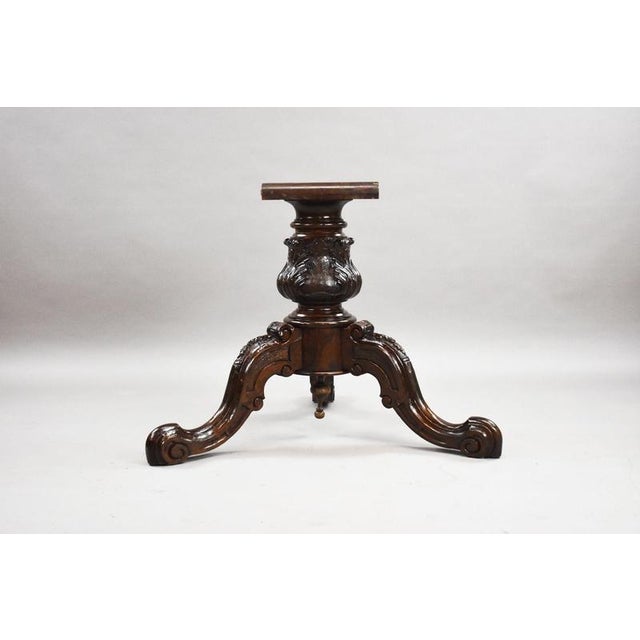 19th Century Victorian Burr Walnut Marquetry Centre Table, 1880 For Sale - Image 5 of 9