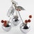Art Deco Giant Chrome Cherries Barware Cocktail Picks by Gouaille - 11 PCS For Sale - Image 4 of 11