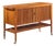 Kipp Stewart for Drexel Declaration Mid Century Walnut Tambour Door Bar Cart For Sale