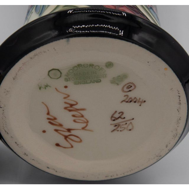 Early 21st Century Moorcroft by Sian Leeper Vase - Isabella - Limited Edition W Box - 9.75" H For Sale - Image 5 of 6