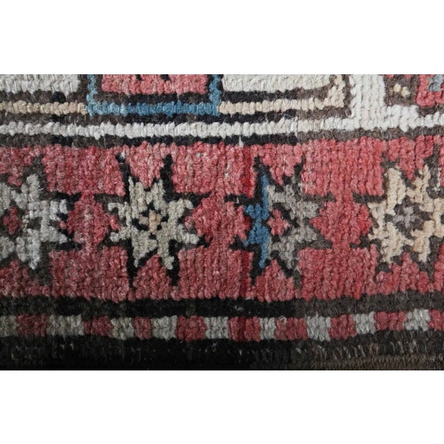 2000 - 2009 Antique Caucasian Rug in Wool For Sale - Image 5 of 8
