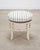 20th Century Round Rattan Swivel Ottoman Stool by Ficks Reed For Sale - Image 17 of 18