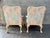 Wood A Pair of Palm Beach Regency Coastal Style Bergere Armchairs by Sherrill Furniture. Circa 1980s For Sale - Image 7 of 18