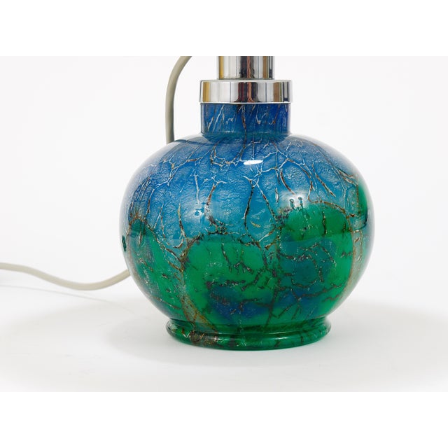 Green Art Deco German Ikora Table Lamp by Karl Wiedmann for WMF, 1930s For Sale - Image 8 of 18
