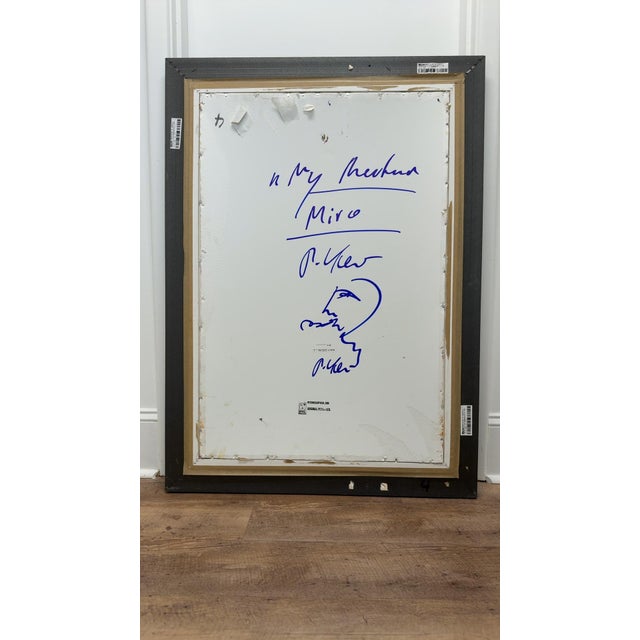 Abstract "My Mentor Miro" Titled Painting by Peter Keil For Sale - Image 3 of 3