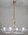 Extraordinary Art Deco Murano Glass and Bras Chandelier by Barovier E Toso, 1950 For Sale - Image 13 of 18