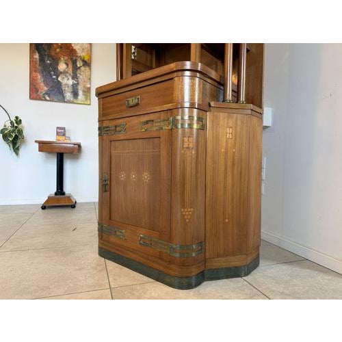 Art Nouveau Columned Cabinet, 1890s For Sale - Image 12 of 14