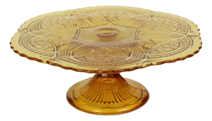 Art Deco Amber Cake Stand, 1930s