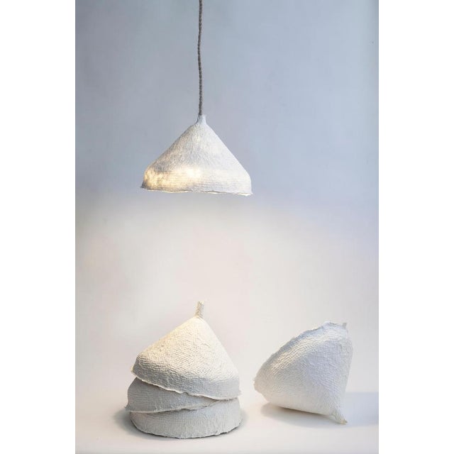 Chapito paper suspension light by papier à êtres one of a kind dimensions: d 36 x w 36 x h 26 cm. Materials: recycled...