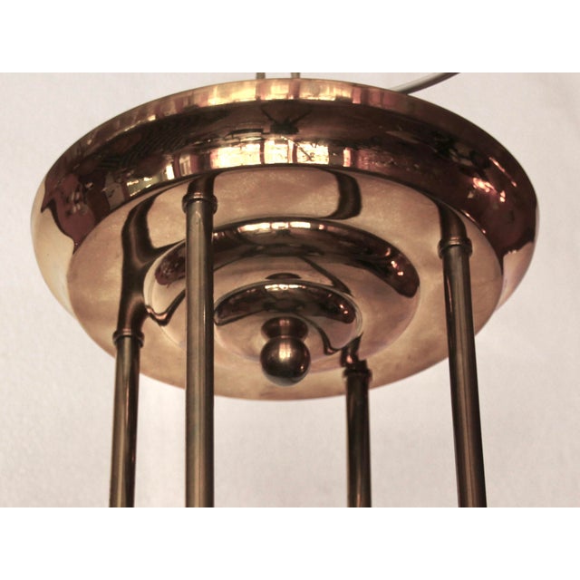 Art Deco Pendant Lamp by Henri Petitot for Maison Petitot, 1930s For Sale - Image 3 of 7