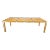 Parson Burl Walnut Rectangle Lane Furniture Dining Table w/ Two Leaves For Sale