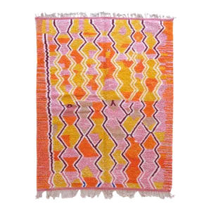 2020's Moroccan Modern Boujad Wool Rug - 8.9 X 6.8 Ft