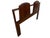 Elevate your bedroom with this authentic Mid-Century Modern Lane 1st Edition walnut headboard, a timeless design that...