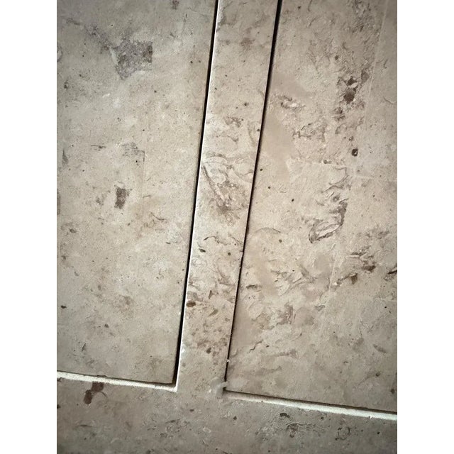 Glass Post-Modern Maitland Smith Style Tessellated Mactan Stone Orb Credenza For Sale - Image 7 of 10