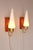 Mid-Century Scandinavian Modern Wall Lamps with Teak Panels attributed to Örsjö, Set of 2 For Sale - Image 4 of 13