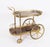 1950s Mid-Century French Walnut and Brass Galleried Drinks Trolley, 1950s For Sale - Image 5 of 18