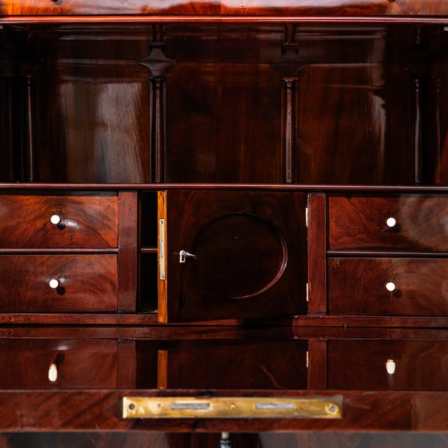 Louis Philippe Secretaire in Mahogany For Sale - Image 11 of 18