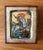 Traditional Byzantine hand painted on wood of the Orthodox icon depicting Saint George and the Dragon. Crafted in the...