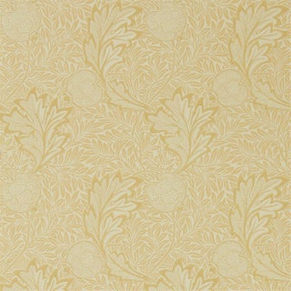 Morris & Co Apple Wallpaper in Honey Gold For Sale
