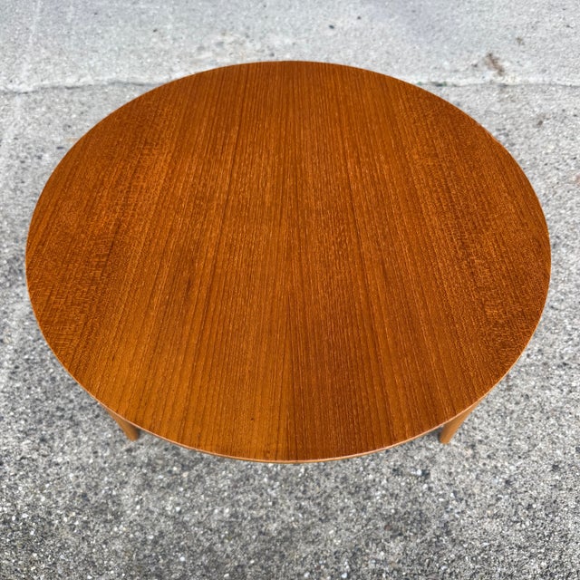 Bruno Mathsson Petite Side Table Swedish Modern Bentwood Leg For Sale - Image 9 of 12
