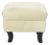 Suede & Ox Horn Ottoman For Sale